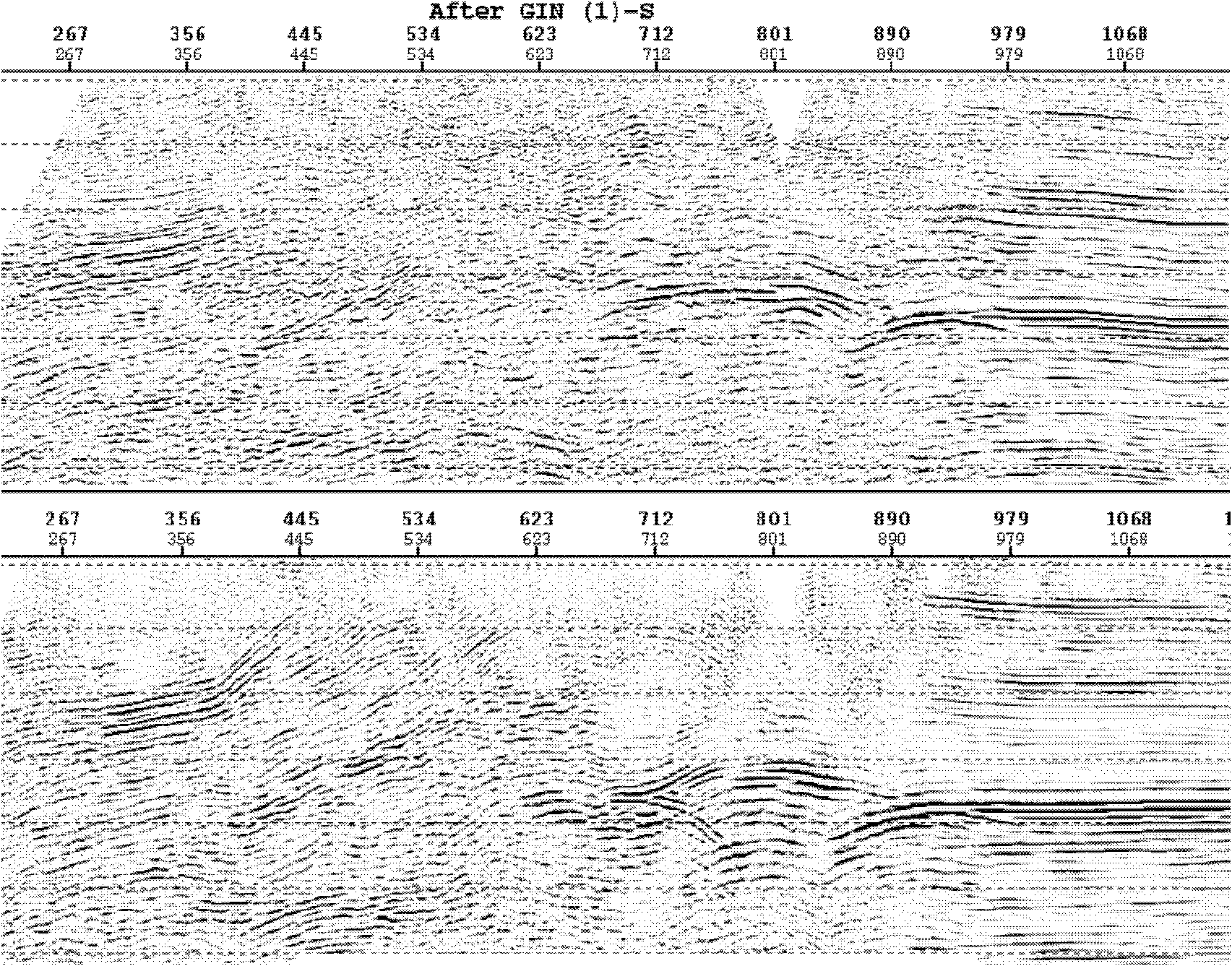 Merging processing method of 2D seismic data of complex surfaces