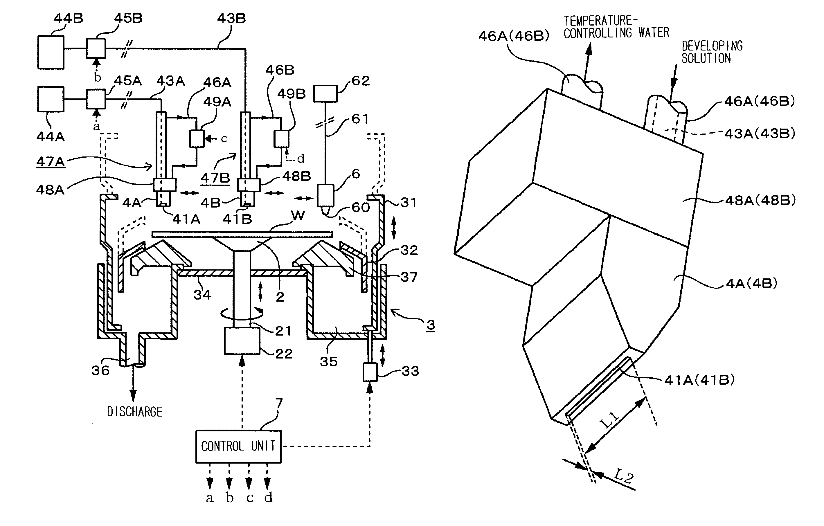 Development device and development method