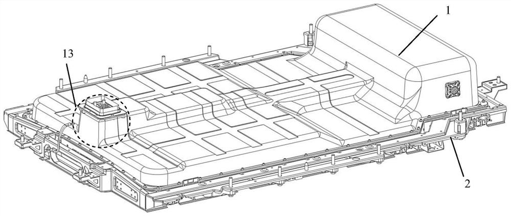 Quick-change power battery installation system, locking method, unlocking method and electric vehicle