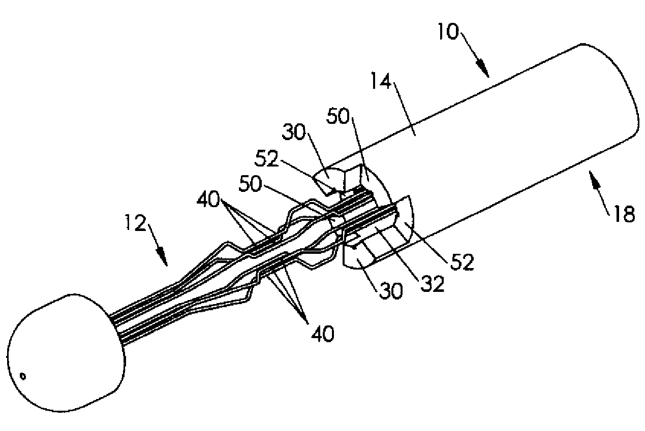 Staged release of IVC filter legs