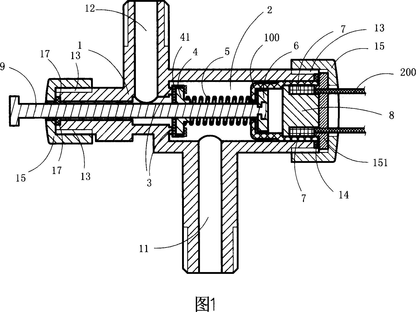 Bi service electromagnetic valve