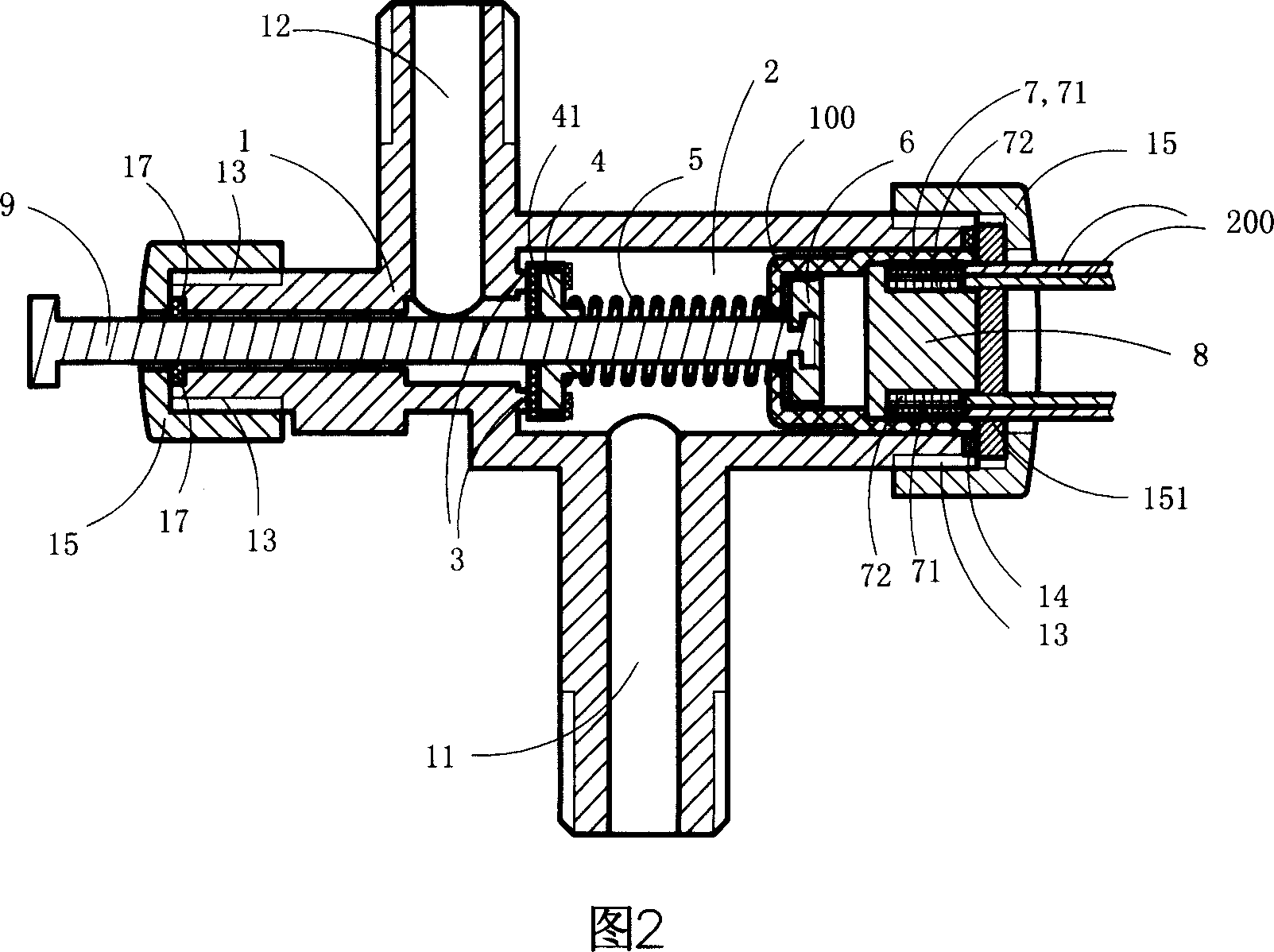 Bi service electromagnetic valve