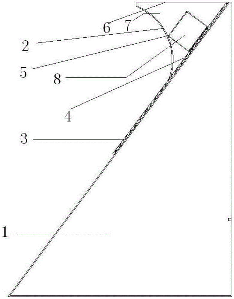 Movable power generation type bulwark with arc protective face