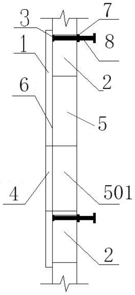 Steel column internal flow stopping device for concrete-filled steel tube jacking and using method thereof