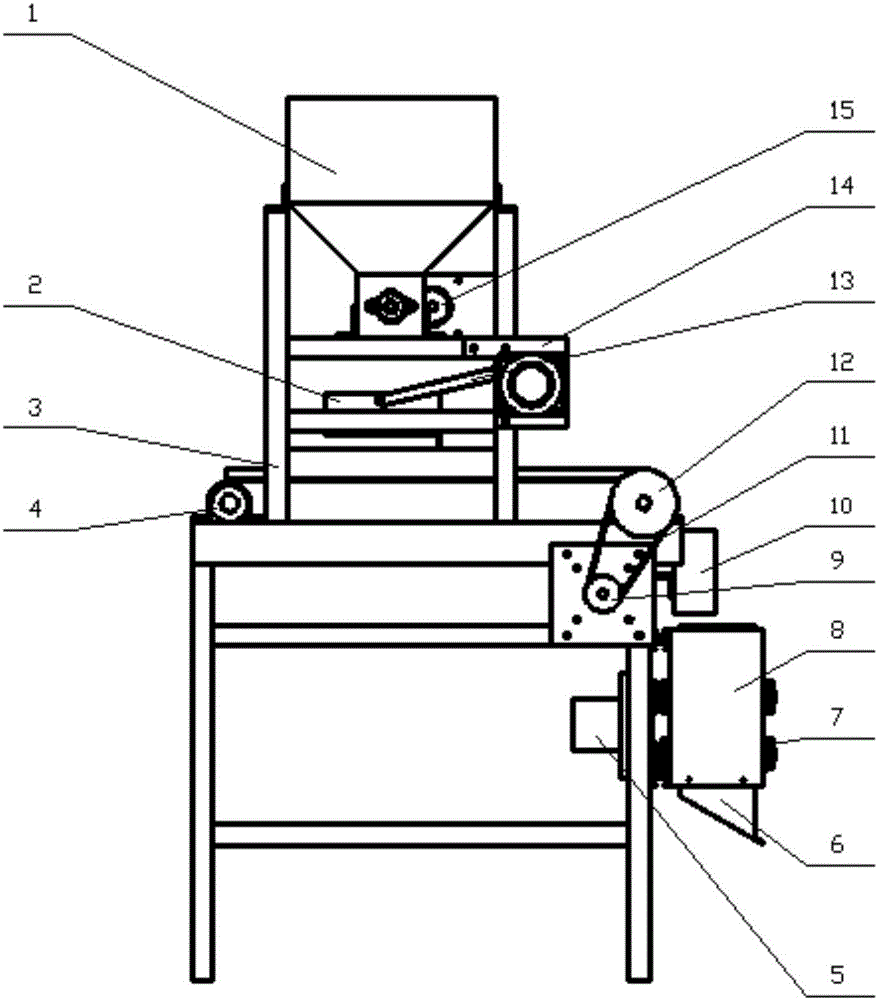 Hair ring split charging machine