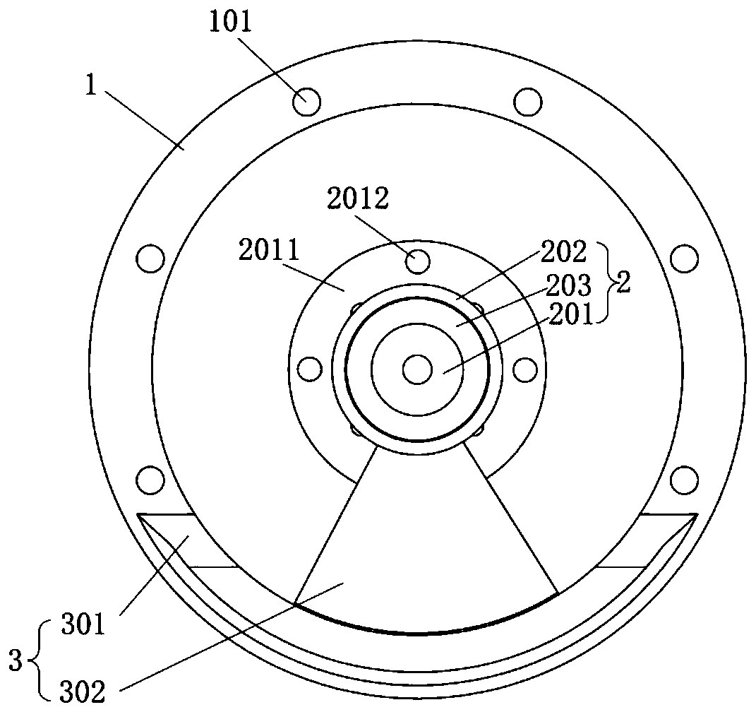 Supporting tool for replacing bearing in auxiliary manner