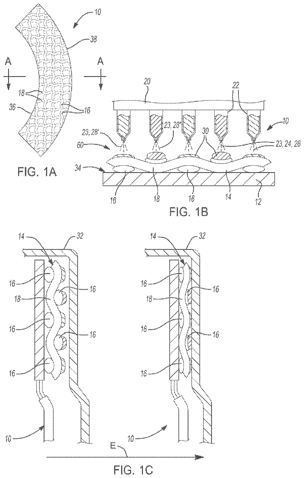 Method for producing an automotive friction material with optimized multi dimensional construction