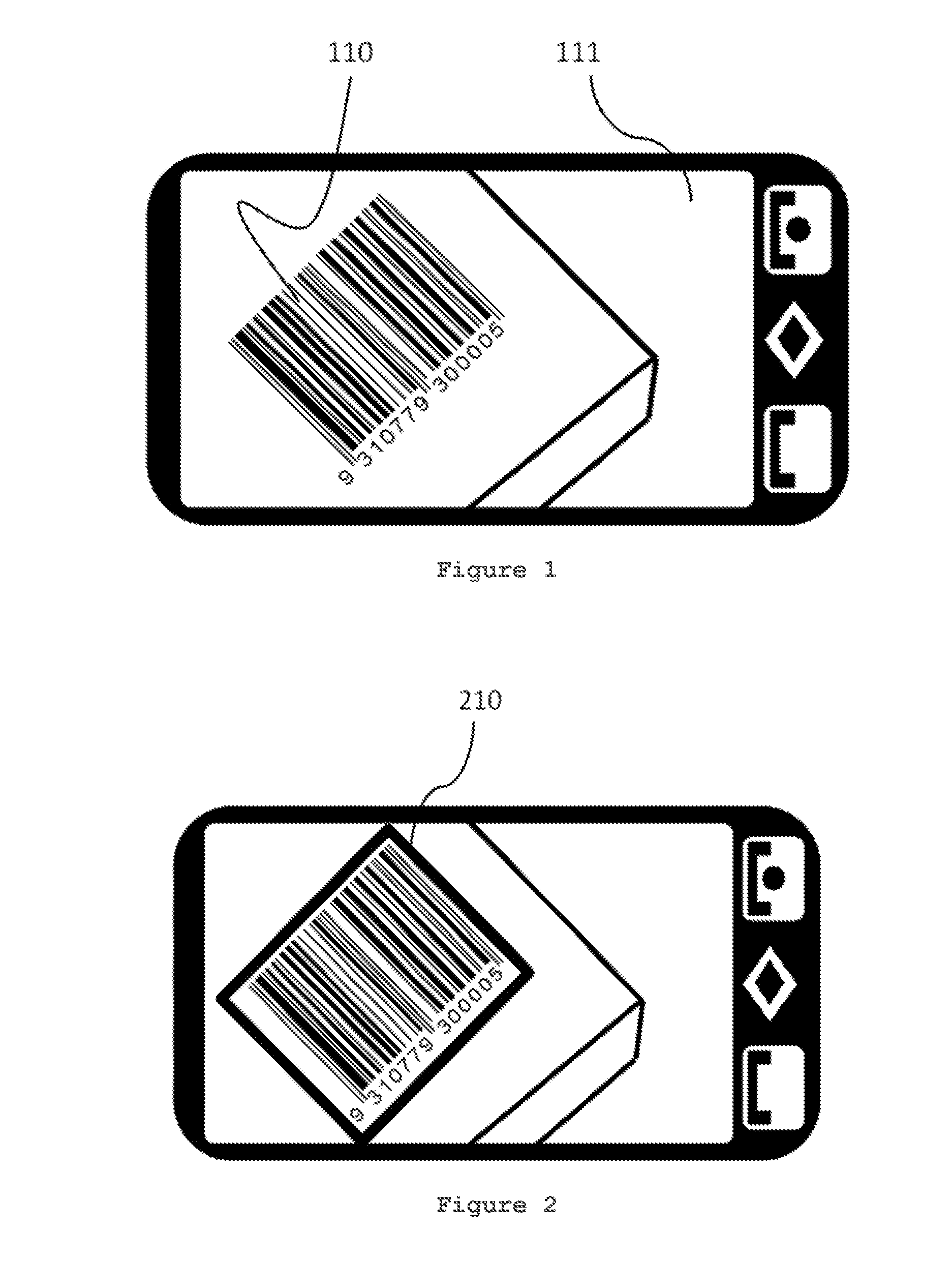 Automatic System and Method for Tracking and Decoding Barcode by Means of Portable Devices having Digital Cameras