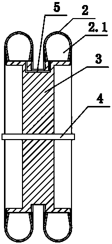 Easy-to-turn tire structure and self-balancing vehicle