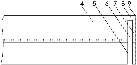 Optical fiber cantilever beam temperature sensor based on metal coating