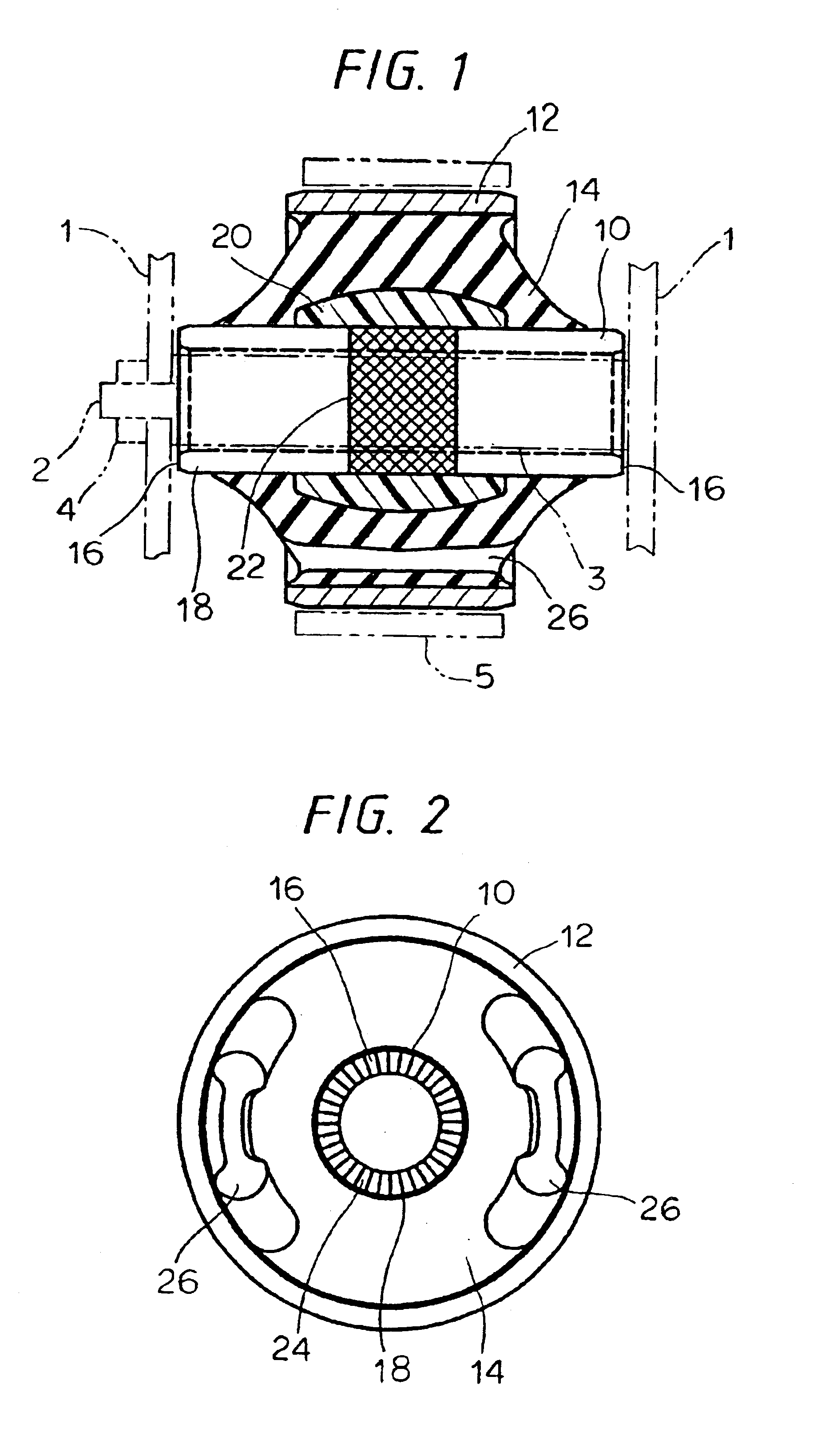 Vibration-isolating bushing