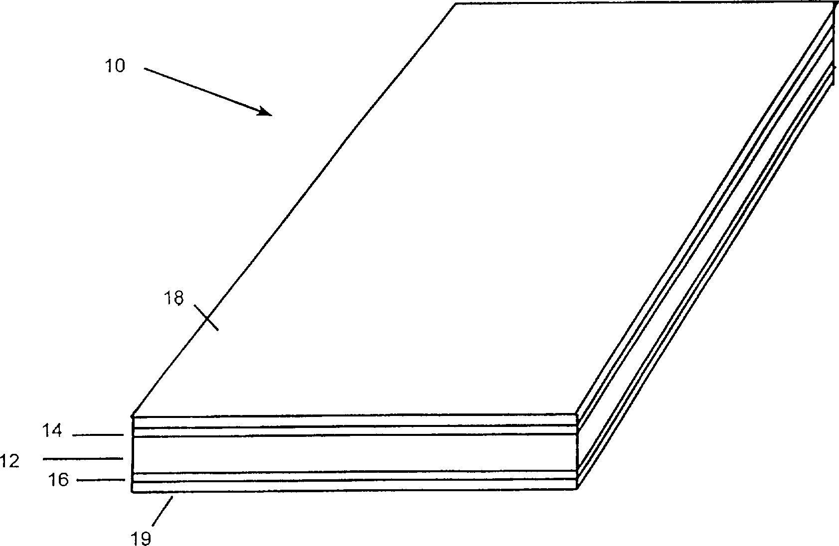 Extruded core laminates for circuit boards