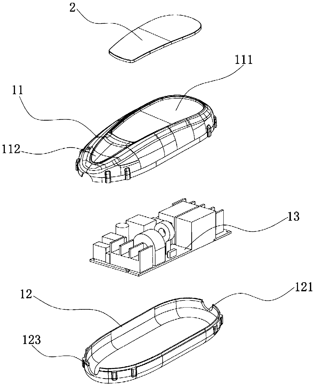 Control box capable of controlling charging time