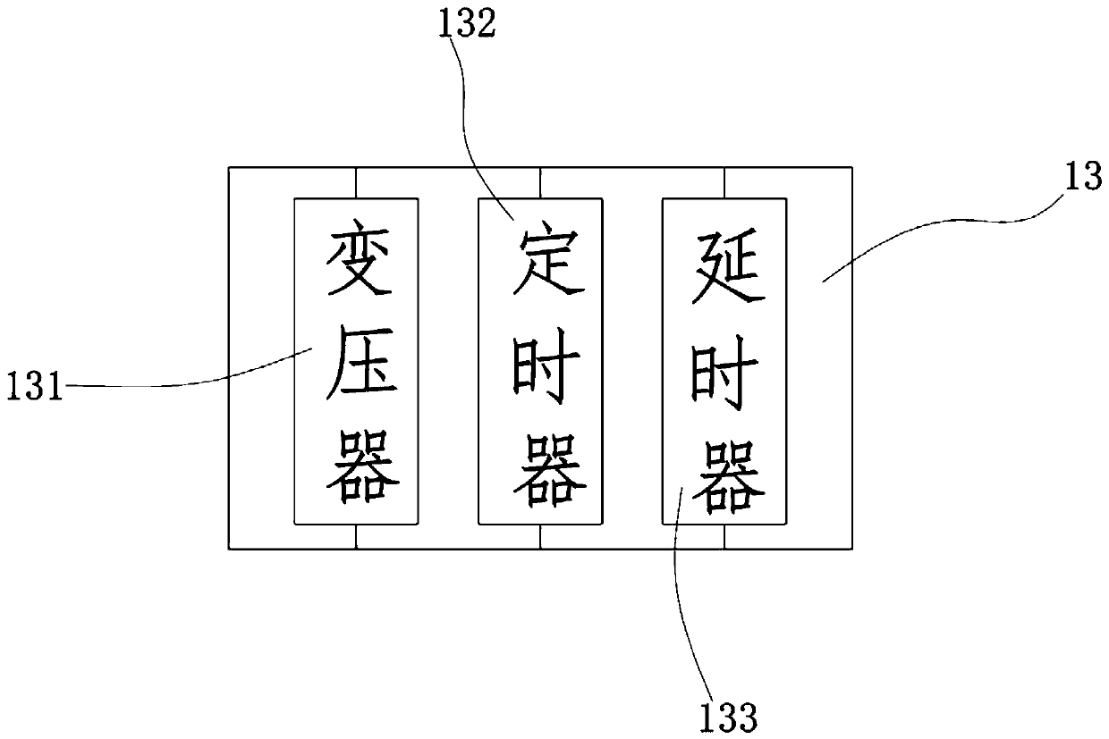 Control box capable of controlling charging time