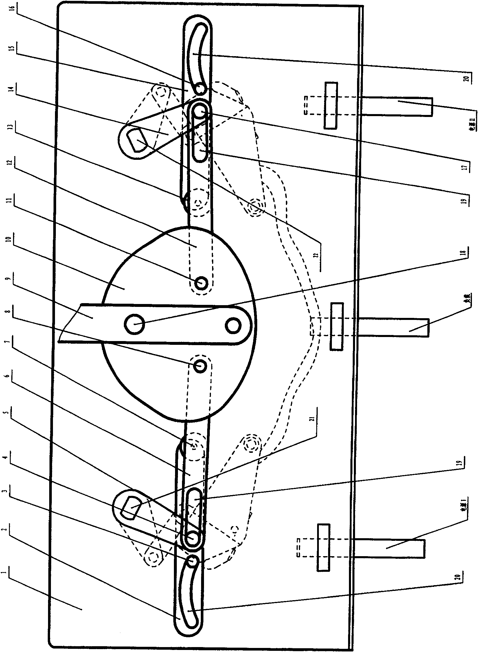 Three position type hand operate mechanism for automatic changing switch appliance