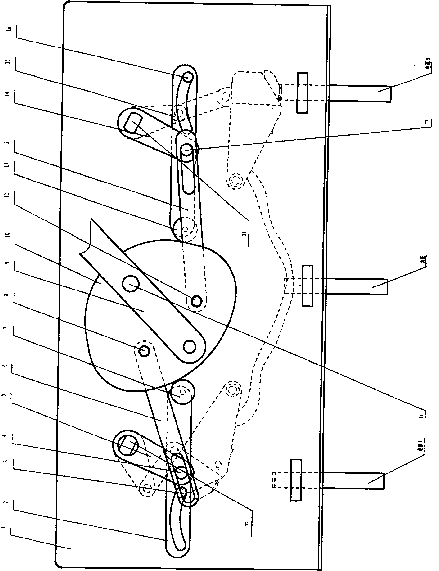 Three position type hand operate mechanism for automatic changing switch appliance