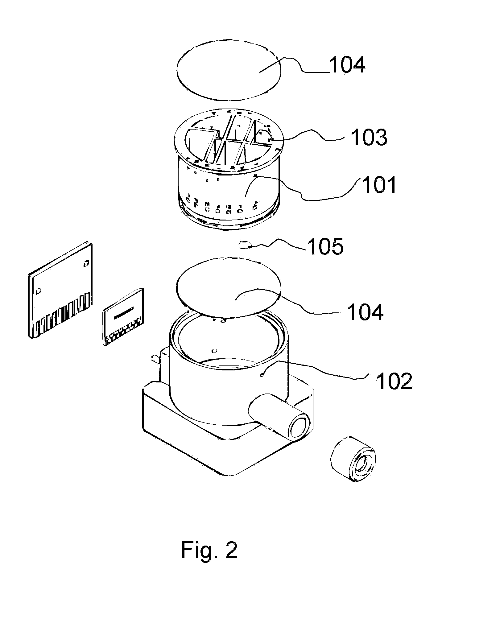 Multi-chamber rotating valve