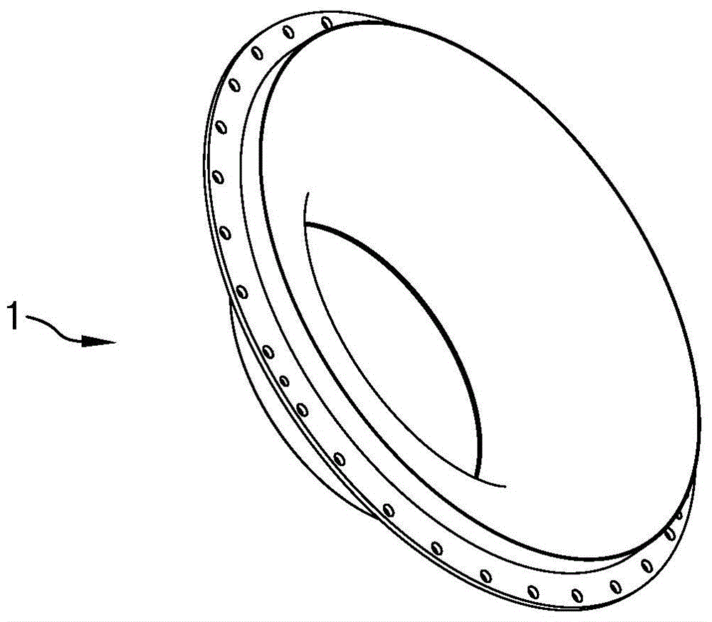 Machining method for plasma-sprayed surface of internal annular surface of annular housing