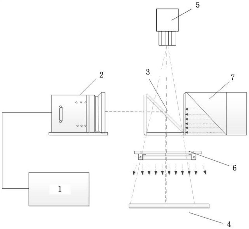 Laser visualization processing method and system