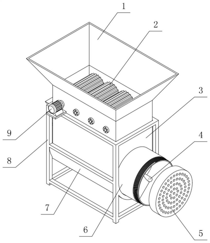 Mixing unloader for feed production