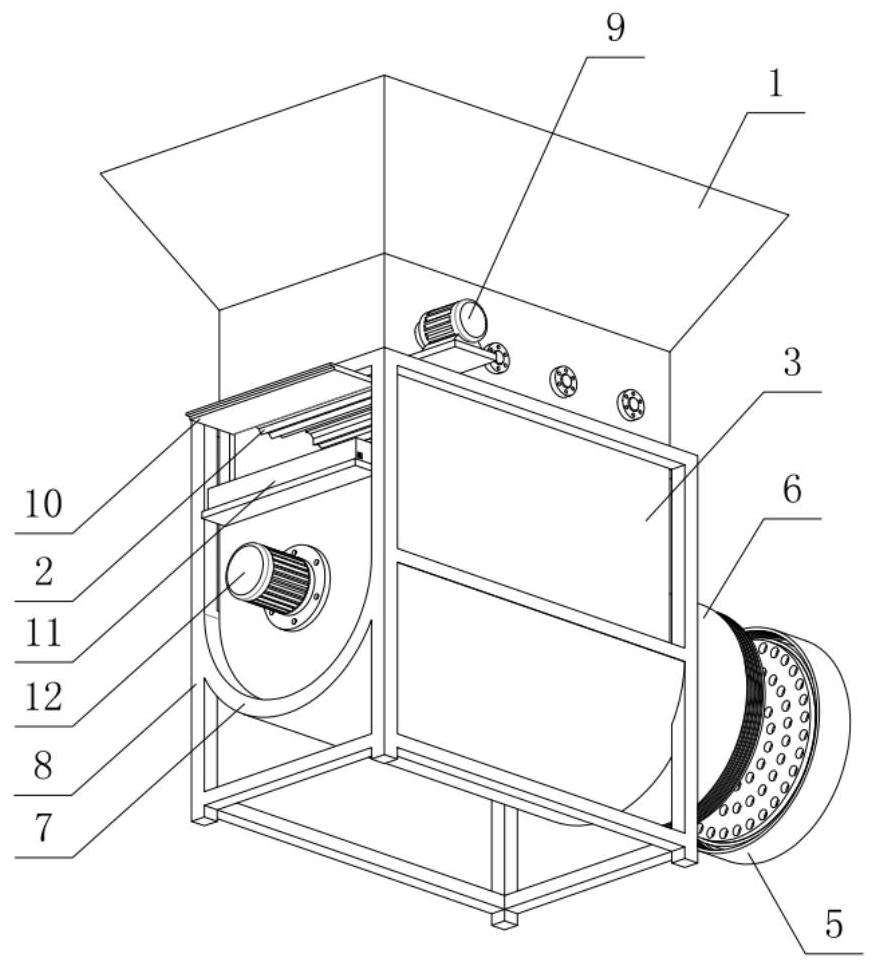 Mixing unloader for feed production