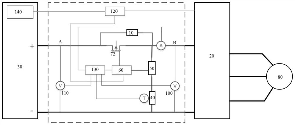 Feedback current control device and aerial work vehicle