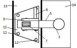 Fixed in-vehicle emergency escape device