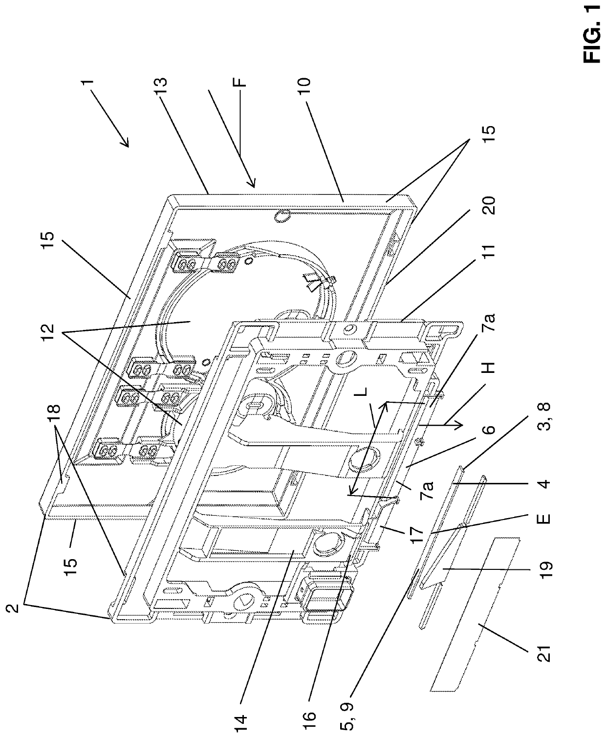 Actuating device