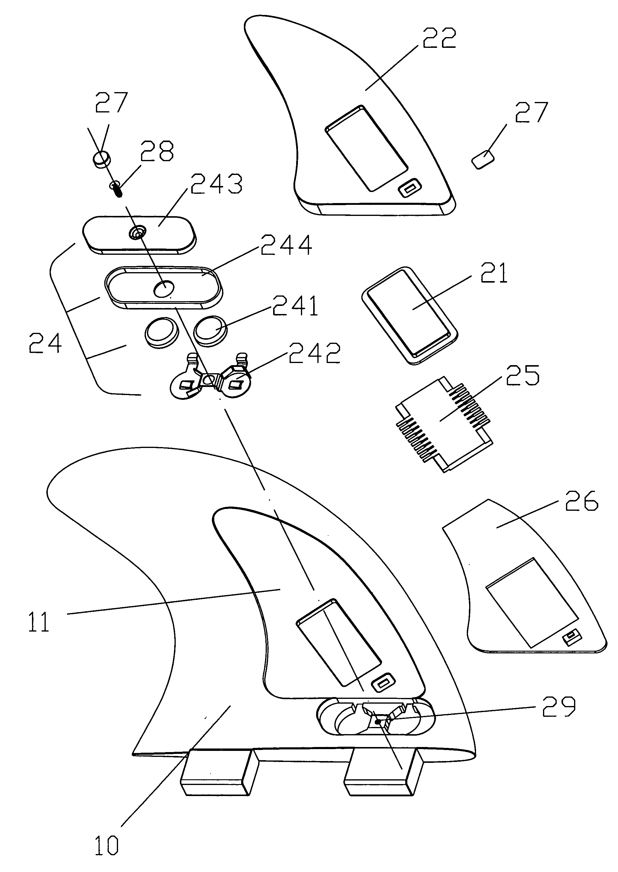 Surfboard with the Function of Speed Measurement