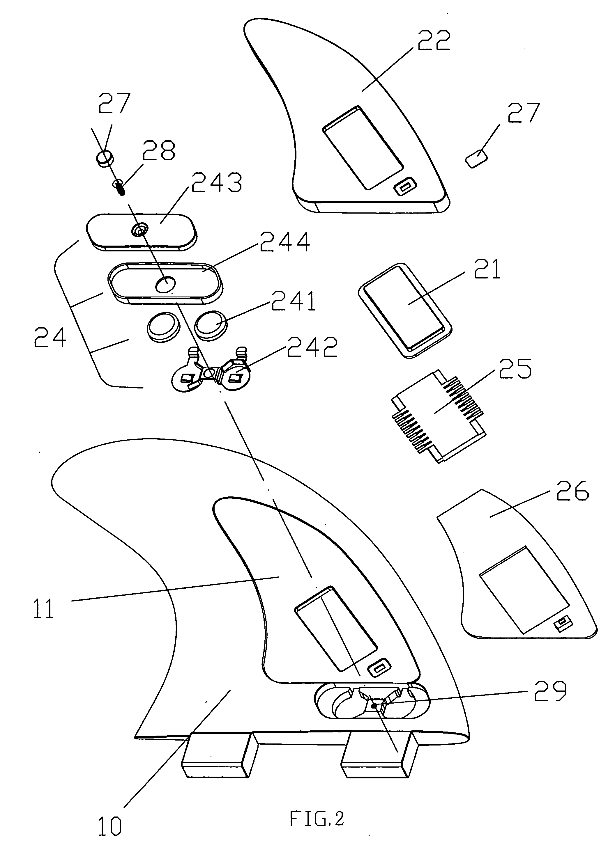 Surfboard with the Function of Speed Measurement