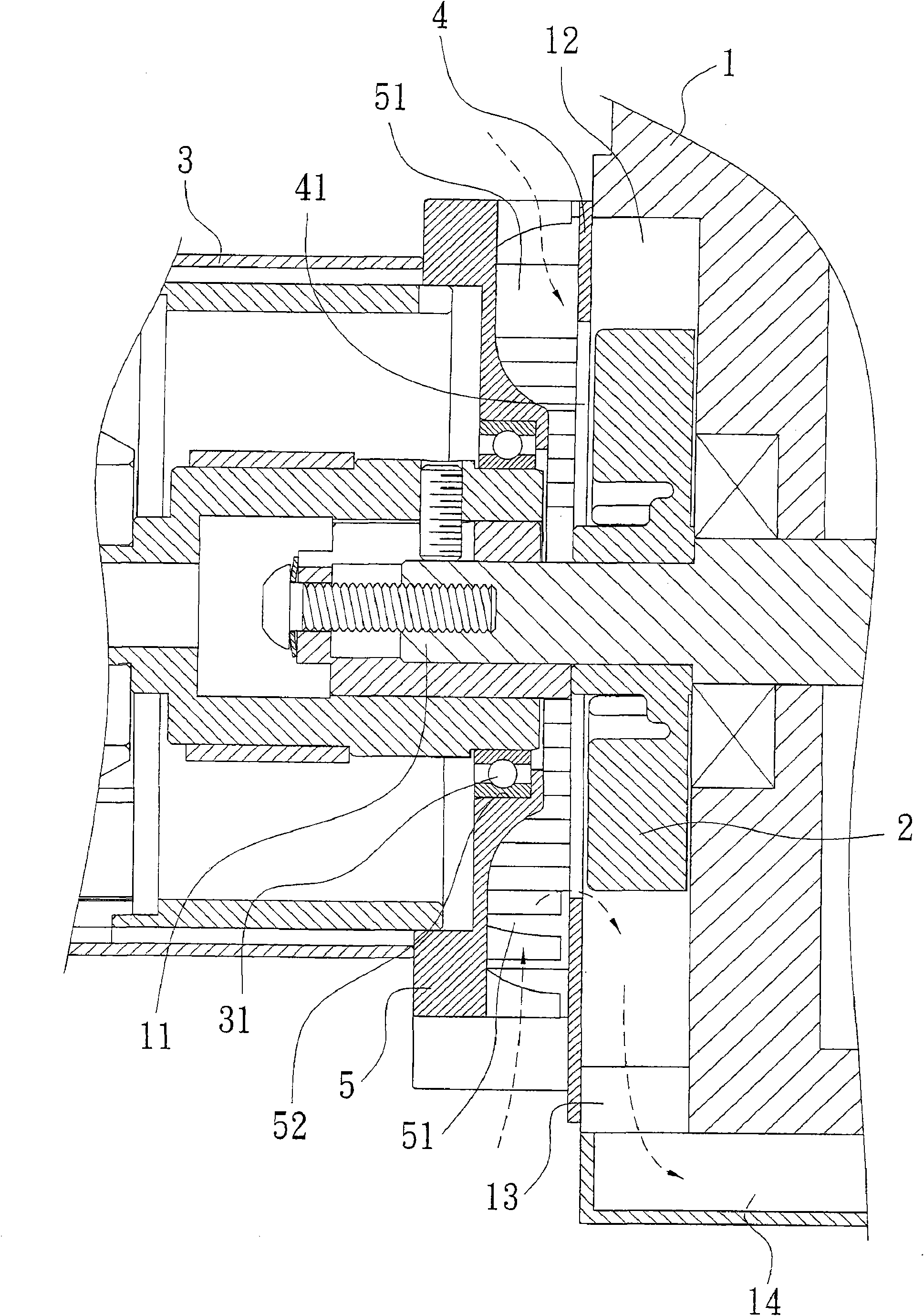 Heat dissipating method for sewing machine with direct-drive motor