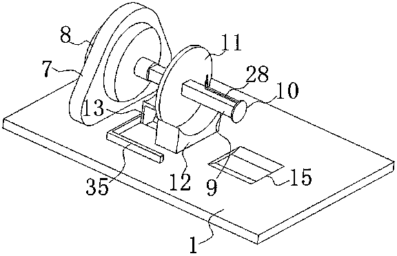 Machining and grinding device for automobile cylinder sleeve