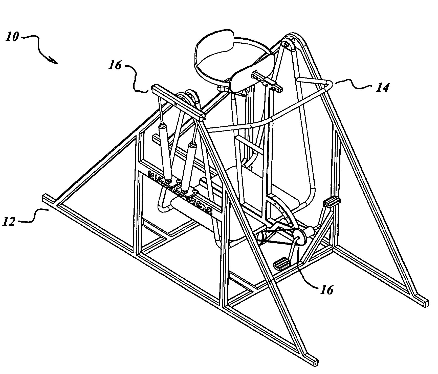 Oscillating exercise machine