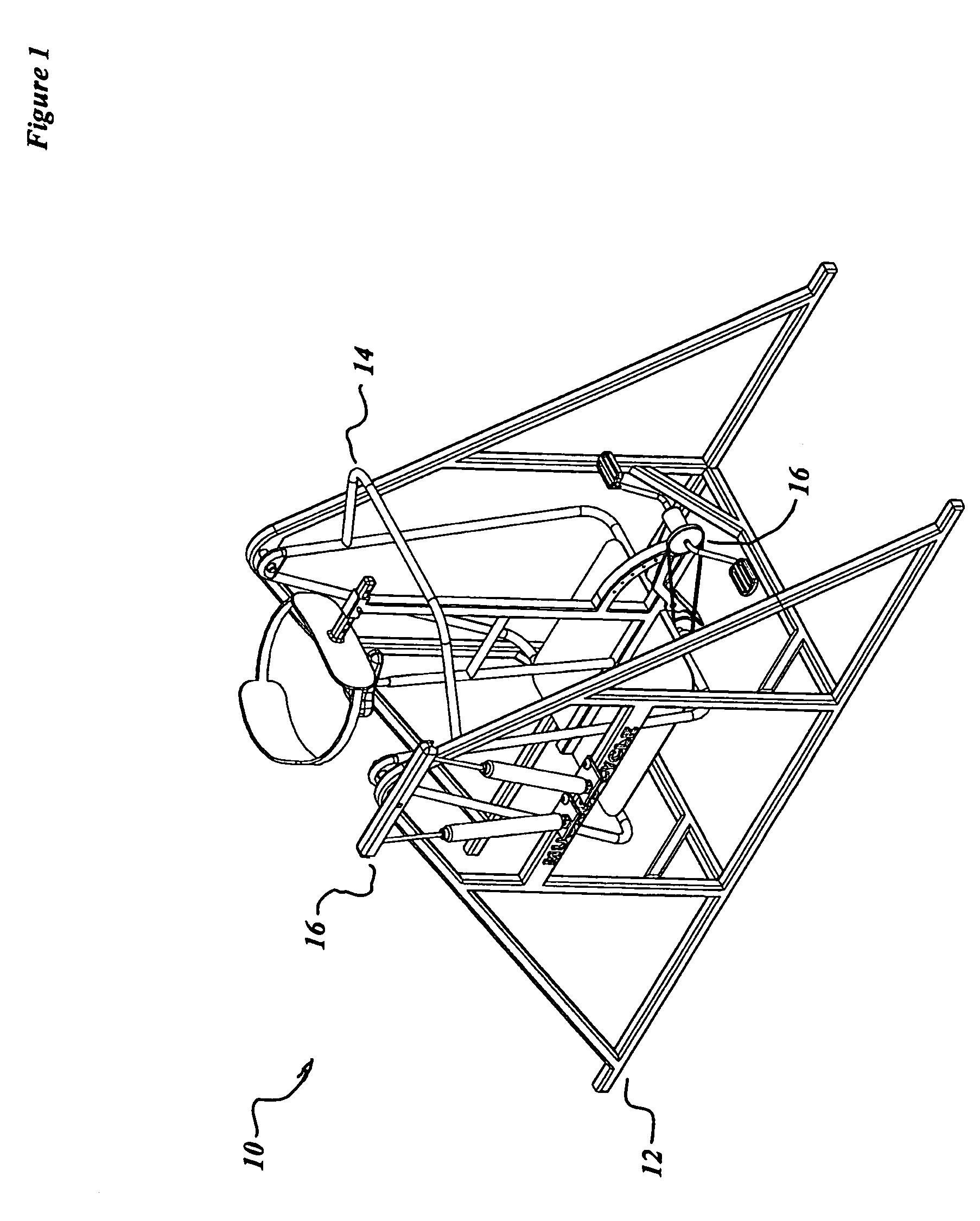 Oscillating exercise machine