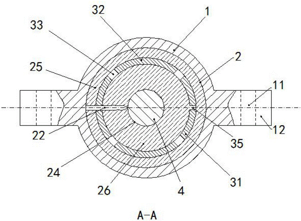 Meshing teeth-shaped anti-aging lateral stabling rod liner bushing