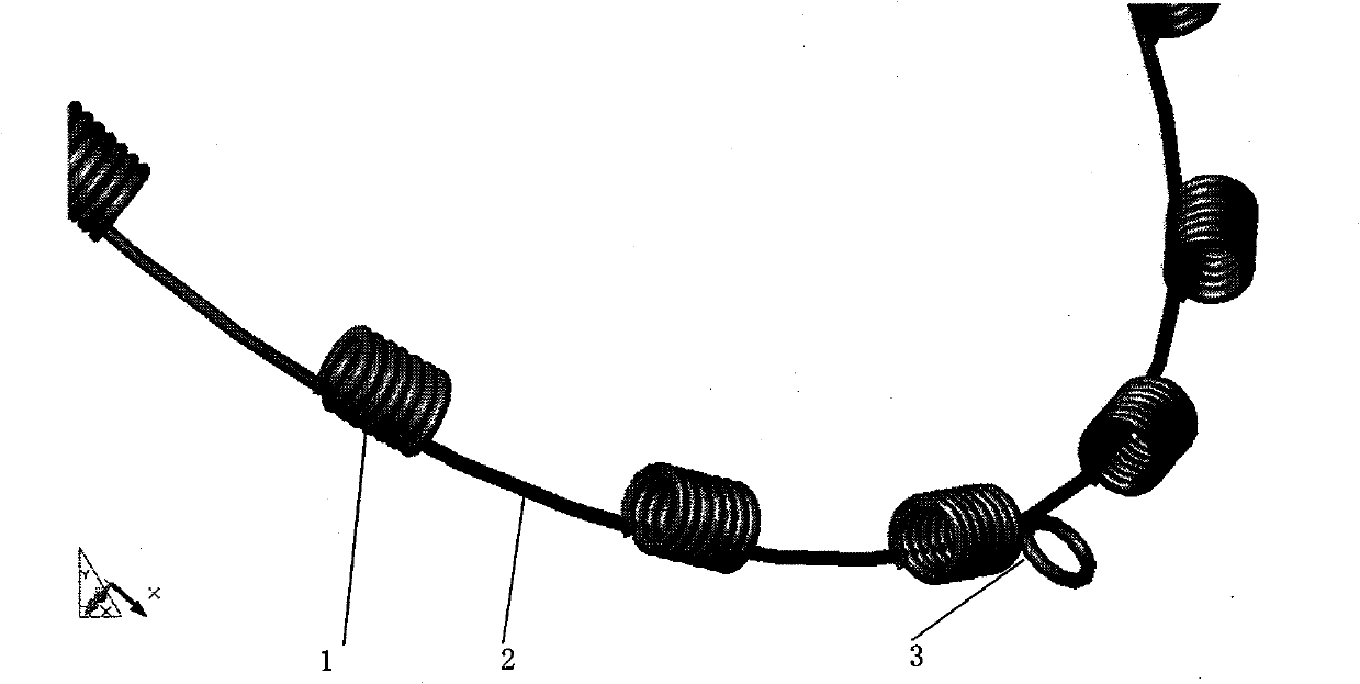 Thread suspending device for cardiovascular surgery