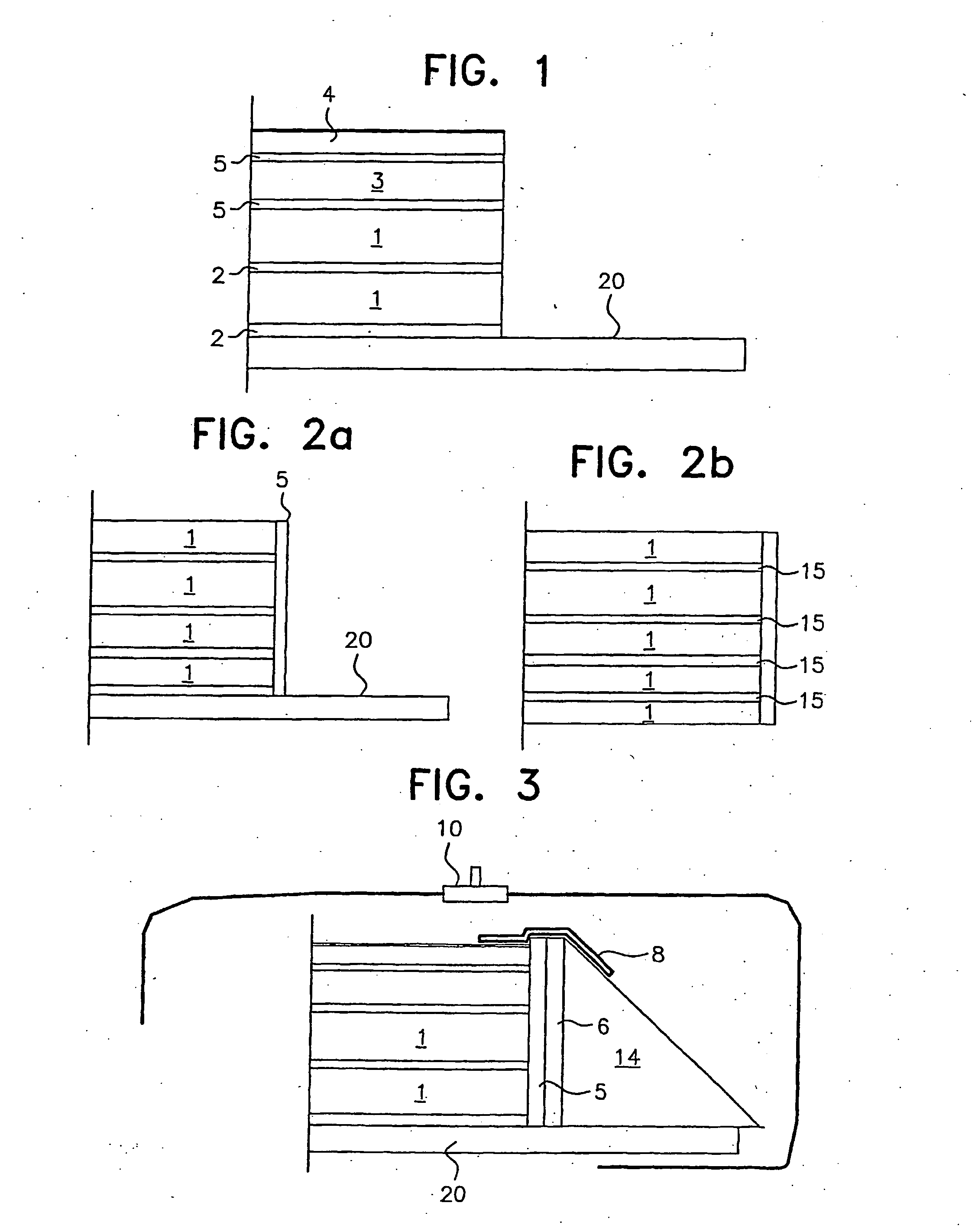 Pet as edge seal for multilaminated compositions