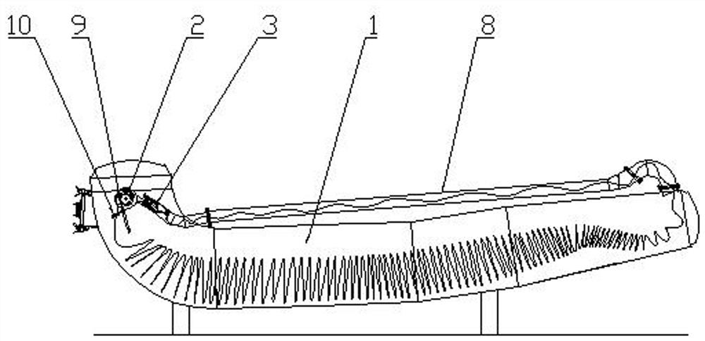 Dyeing device with long flat nozzle and automatic filter system and its untangle control method