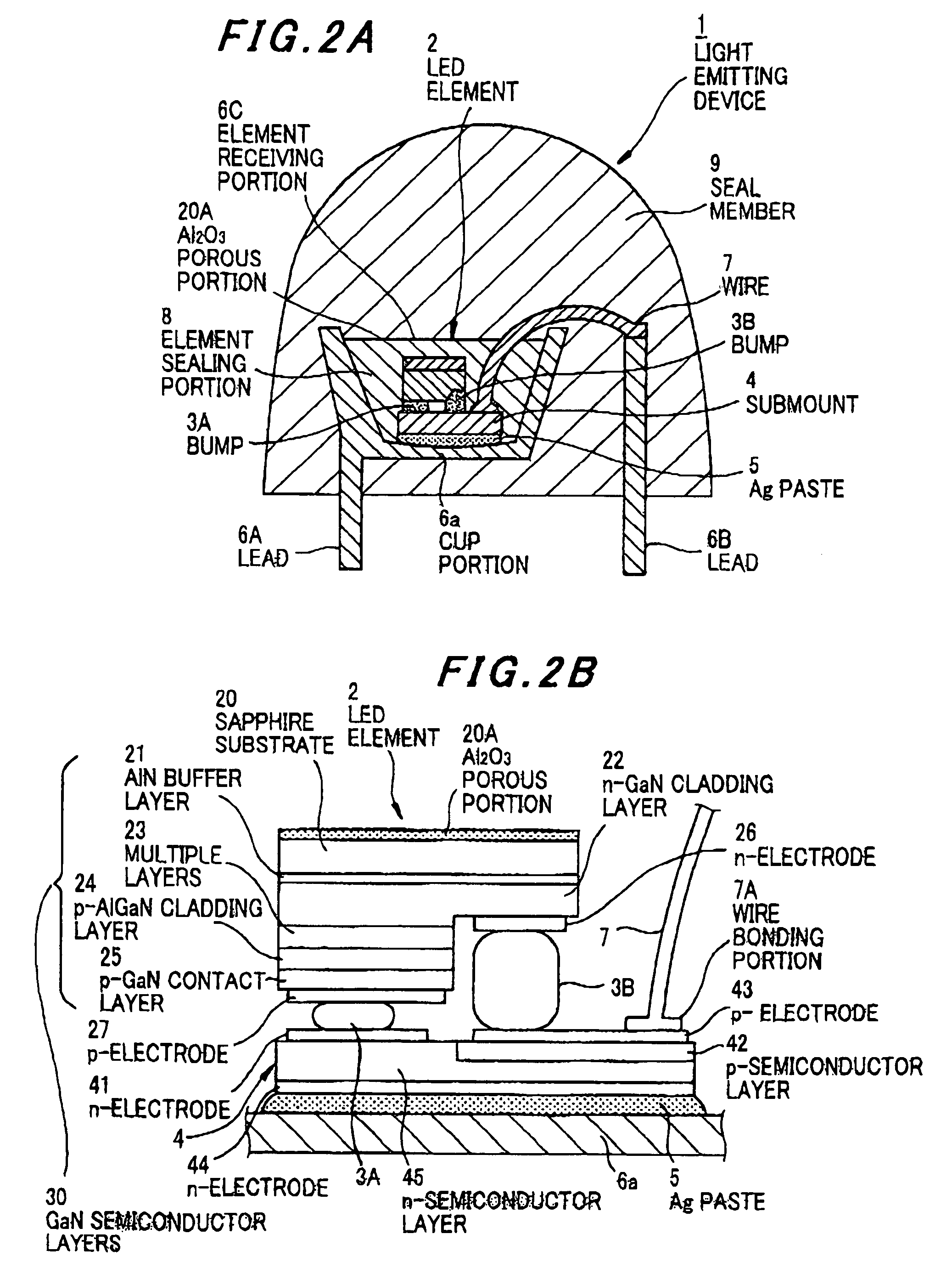 Light emitting element and light emitting device