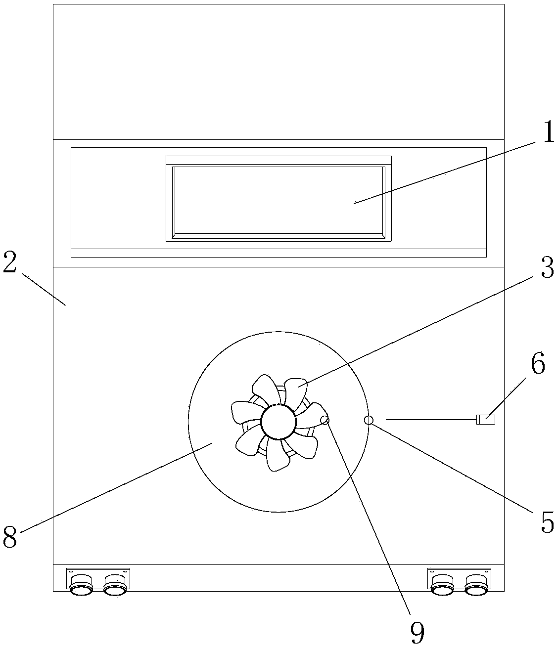 Device and method for automatically searching unbalanced point position after vertical dynamic balance detection