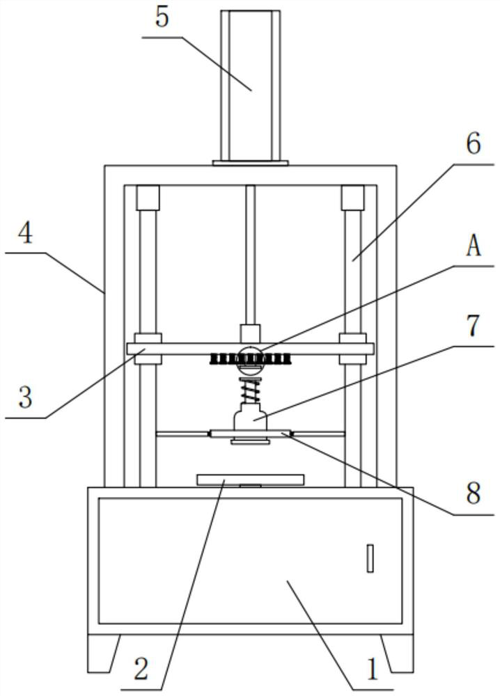 Hot-pressing equipment for thin-film capacitor