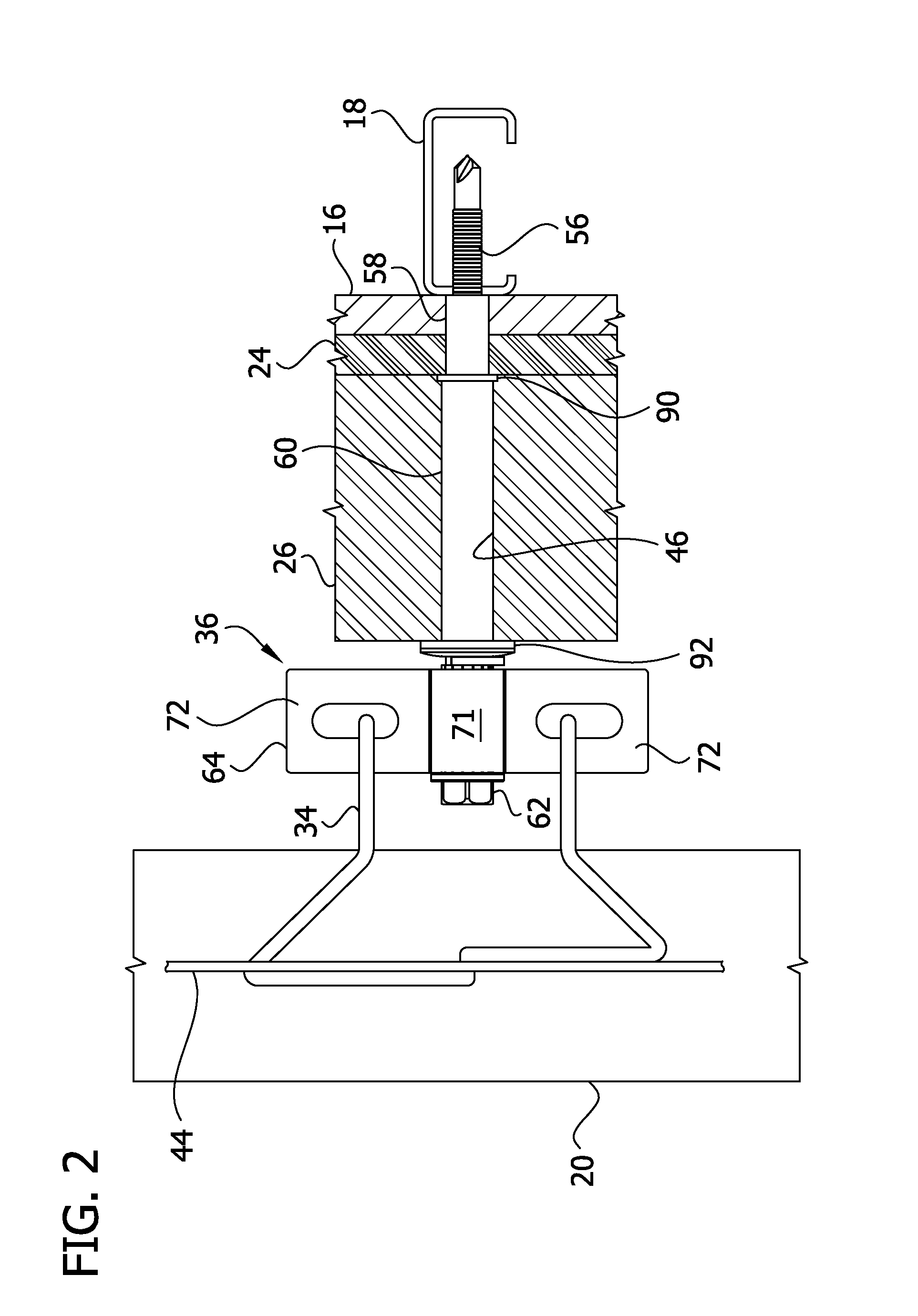 Anchor with angular adjustment