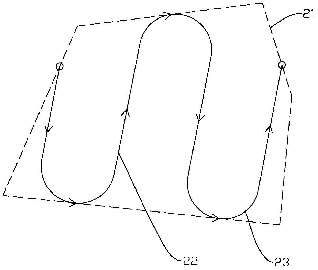 Flight control method for turning path of plant protection unmanned aerial vehicle