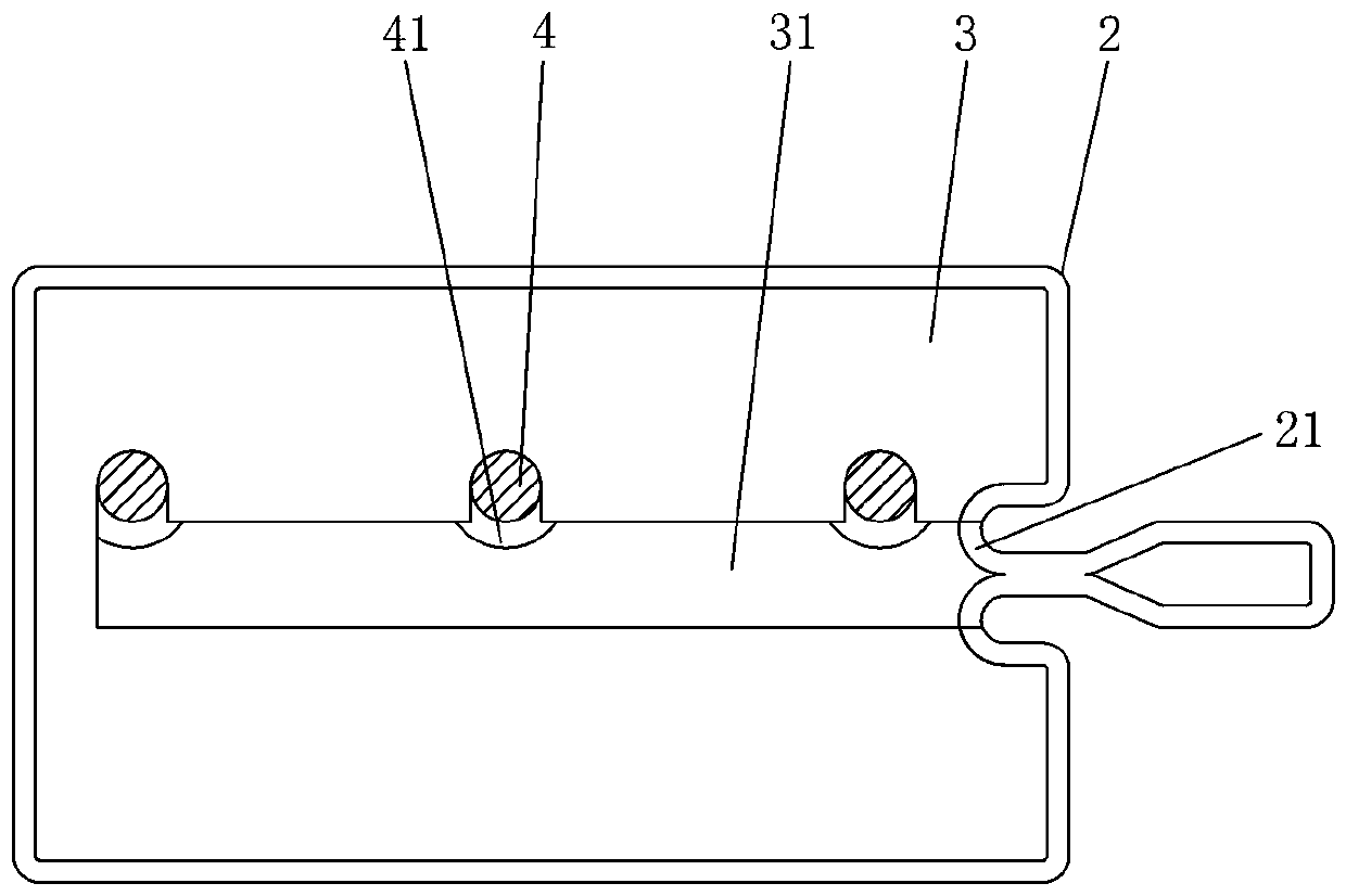 Curtain wall keel connecting structure for final installation of horizontal keels