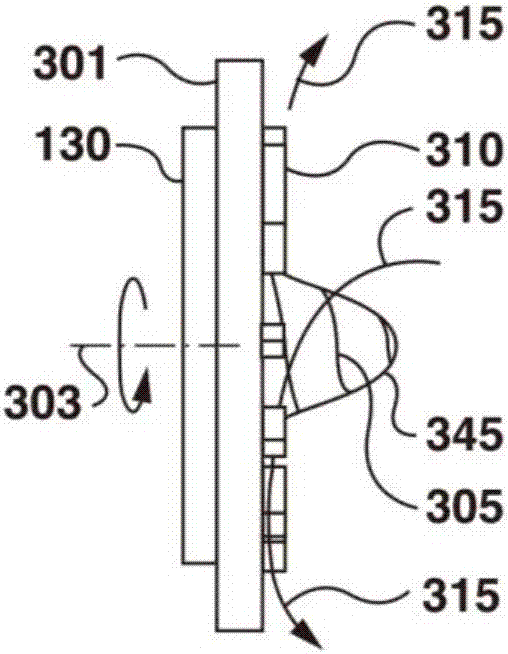 Rotatable heat sink with internal convection