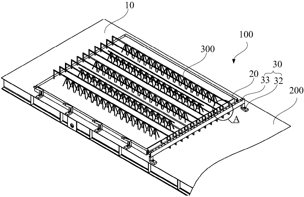 Mould assembly for producing prefabricated component and stirrup positioning method utilizing mould assembly