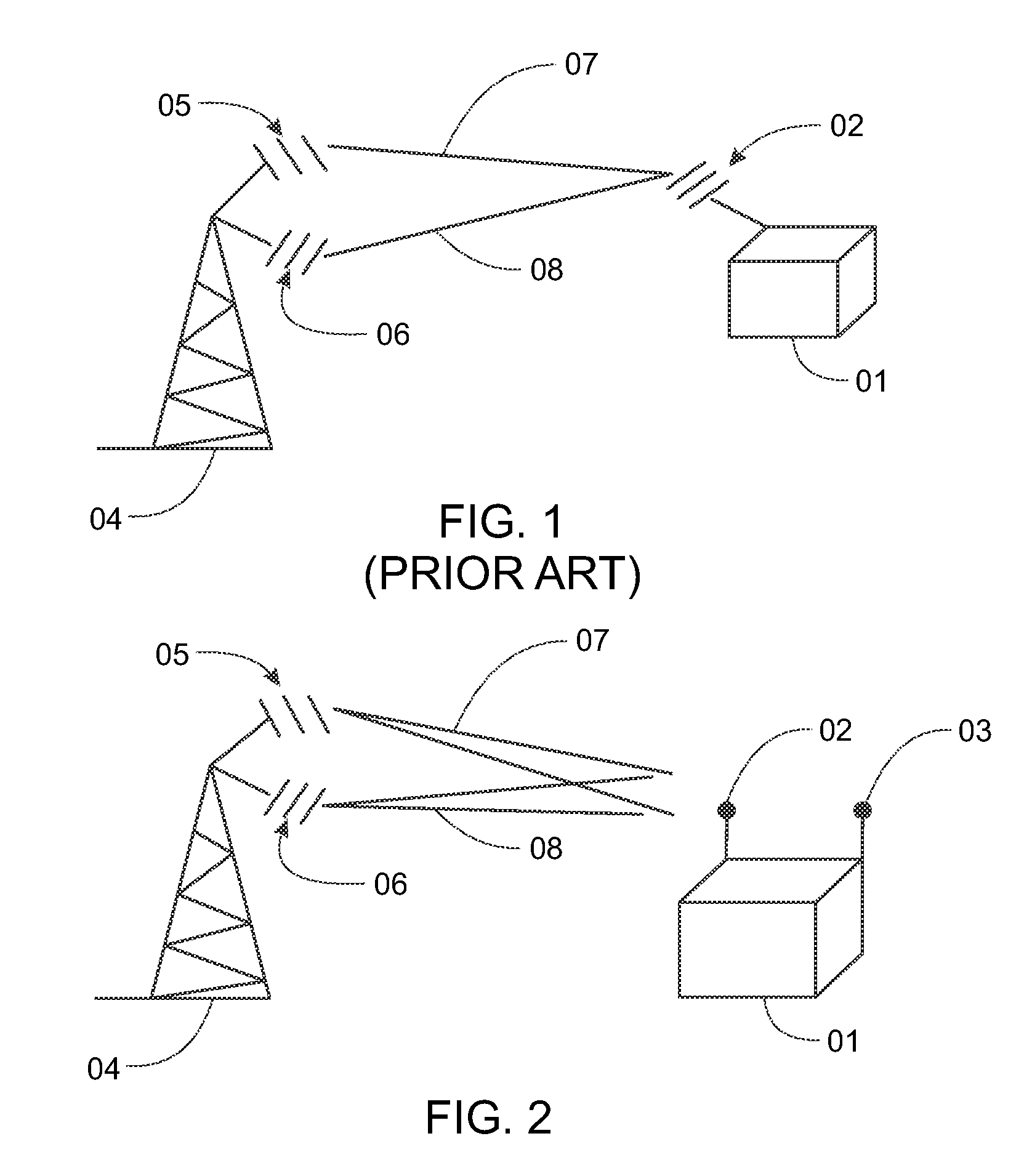 Repeater for MIMO signals in a network