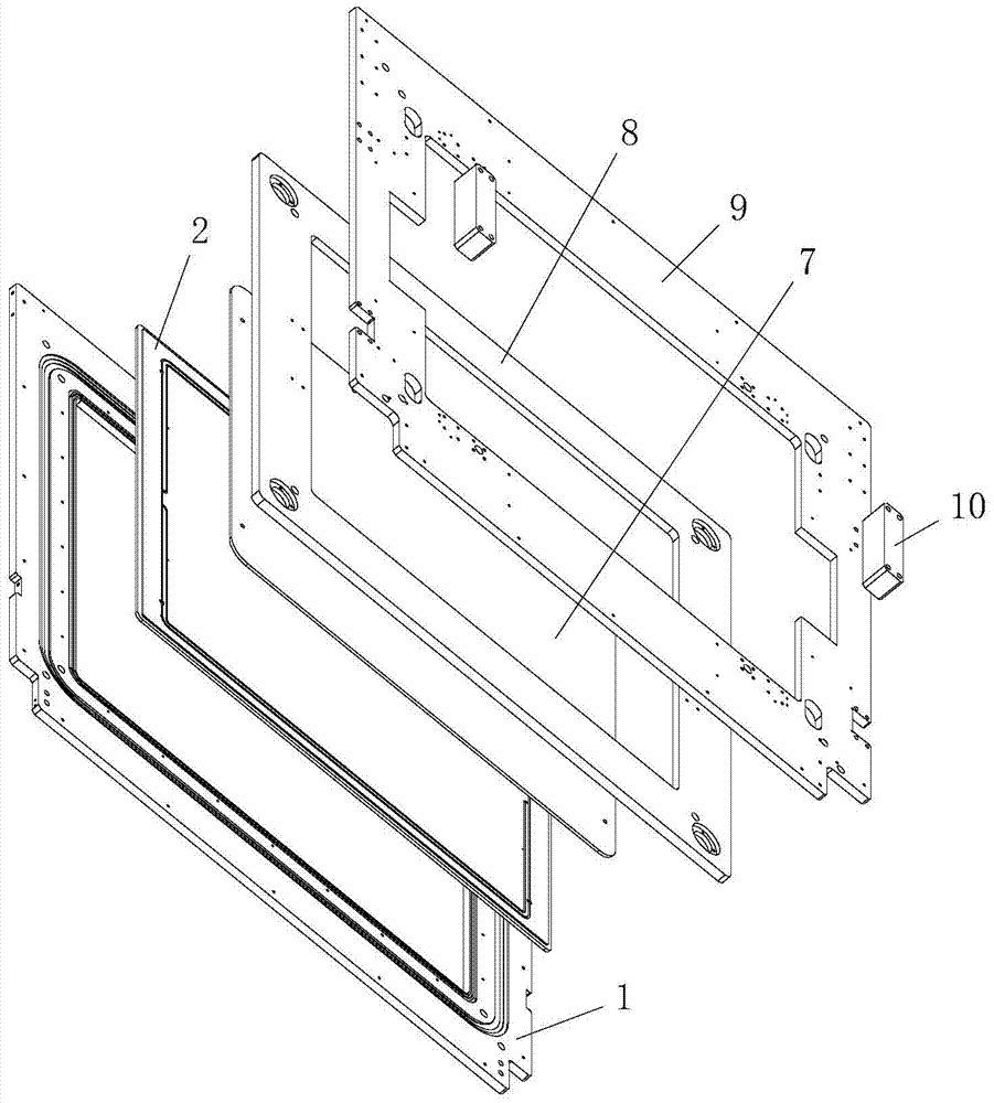 Automatic solder mask exposure frame module and exposure machine