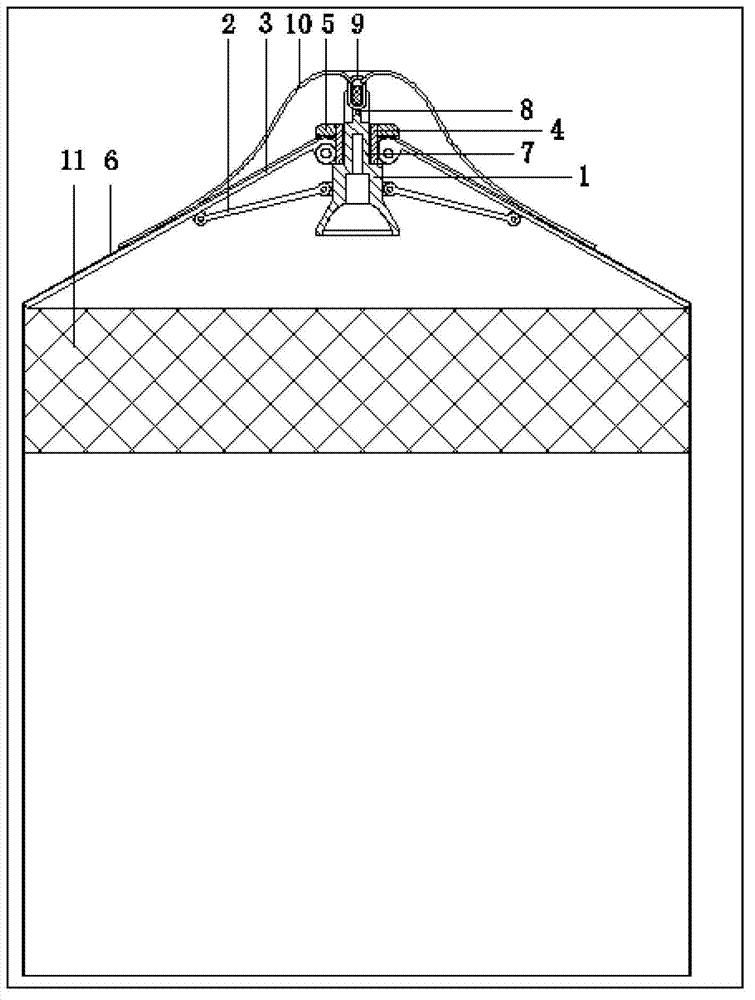 Folding summer cloak for keeping cool