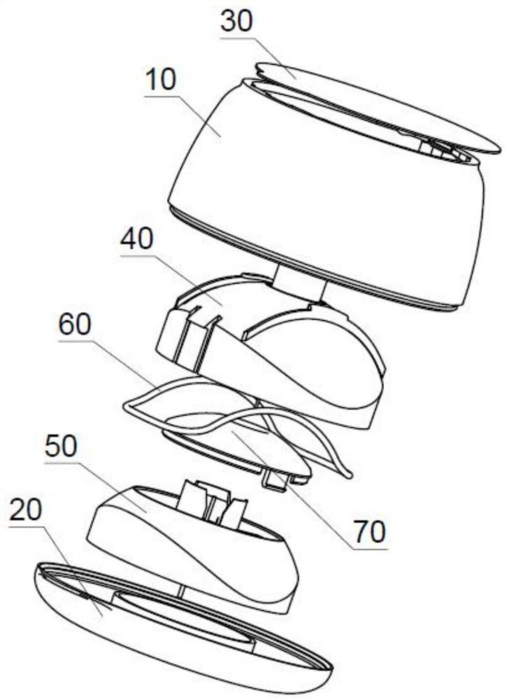 An application type subcutaneous indwelling needle